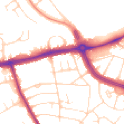 Daytime road noise heatmap for NG9 2QX