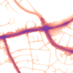 Daytime road noise heatmap for NG9 2QY