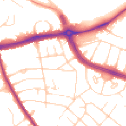 Daytime road noise heatmap for NG9 2RA