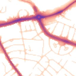 Daytime road noise heatmap for NG9 2RB