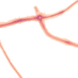 Night-time road noise heatmap for NG9 2RB