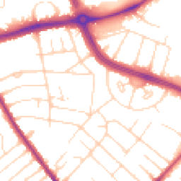 Daytime road noise heatmap for NG9 2RG