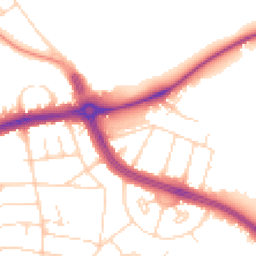 Daytime road noise heatmap for NG9 2SF