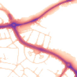 Daytime road noise heatmap for NG9 2SS