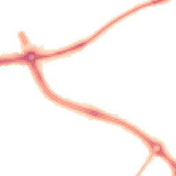 Night-time road noise heatmap for NG9 2SS