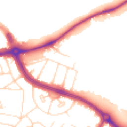 Daytime road noise heatmap for NG9 2SU