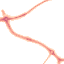 Night-time road noise heatmap for NG9 2SW