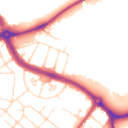 Daytime road noise heatmap for NG9 2SX