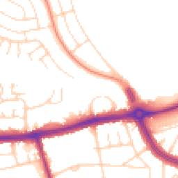 Daytime road noise heatmap for NG9 2WR