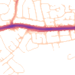 Daytime road noise heatmap for NG9 3BG