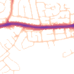 Daytime road noise heatmap for NG9 3BL