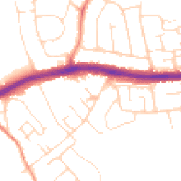 Daytime road noise heatmap for NG9 3BQ