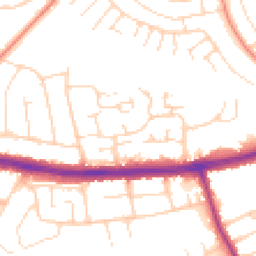Daytime road noise heatmap for NG9 3BZ