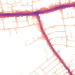Daytime road noise heatmap for NG9 3DB
