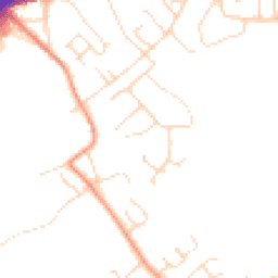 Daytime road noise heatmap for NG9 3DE