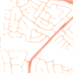 Daytime road noise heatmap for NG9 3EU