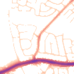 Daytime road noise heatmap for NG9 3EX
