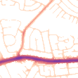 Daytime road noise heatmap for NG9 3EZ