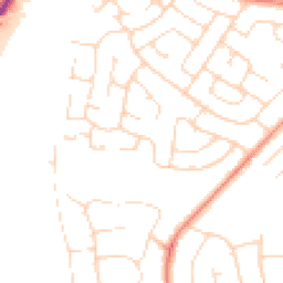 Daytime road noise heatmap for NG9 3FD