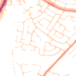 Daytime road noise heatmap for NG9 3FZ