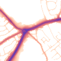 Daytime road noise heatmap for NG9 3GR