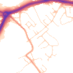 Daytime road noise heatmap for NG9 3HR