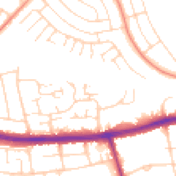 Daytime road noise heatmap for NG9 3HU