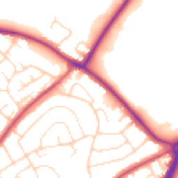 Daytime road noise heatmap for NG9 3JU
