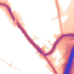 Daytime road noise heatmap for NG9 3NY