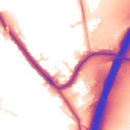 Daytime road noise heatmap for NG9 3PE