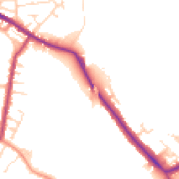 Daytime road noise heatmap for NG9 3PT