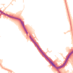 Daytime road noise heatmap for NG9 3PU
