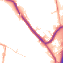 Daytime road noise heatmap for NG9 3PY