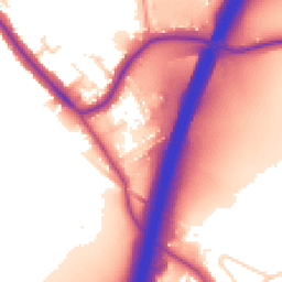 Daytime road noise heatmap for NG9 3QD