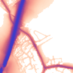 Daytime road noise heatmap for NG9 3QP