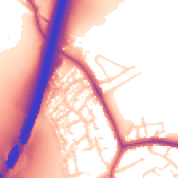 Daytime road noise heatmap for NG9 3QZ