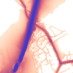 Daytime road noise heatmap for NG9 3RE