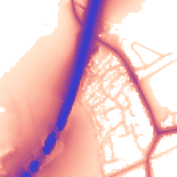 Daytime road noise heatmap for NG9 3RG