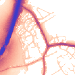 Daytime road noise heatmap for NG9 3RH