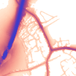 Daytime road noise heatmap for NG9 3RQ