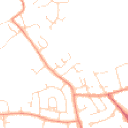 Daytime road noise heatmap for NG9 3ST
