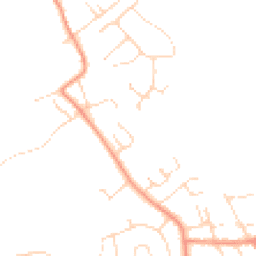 Daytime road noise heatmap for NG9 3TB