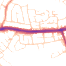 Daytime road noise heatmap for NG9 3TE