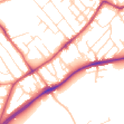 Daytime road noise heatmap for NG9 4AP