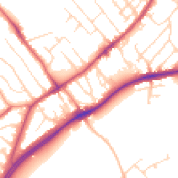 Daytime road noise heatmap for NG9 4AW