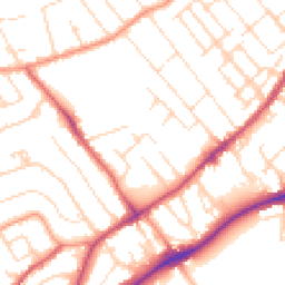 Daytime road noise heatmap for NG9 4BA