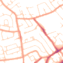 Daytime road noise heatmap for NG9 4BH