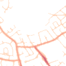 Daytime road noise heatmap for NG9 4BN