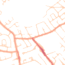 Daytime road noise heatmap for NG9 4BQ