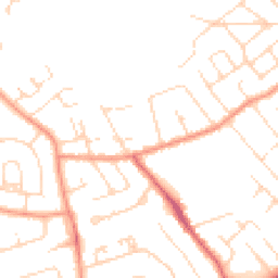 Daytime road noise heatmap for NG9 4DS